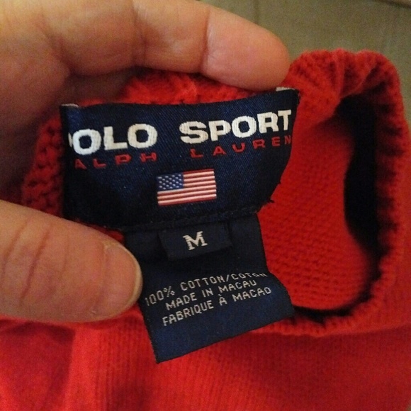 Polo by Ralph Lauren Sweaters Red Polo Sport Sweater Poshmark